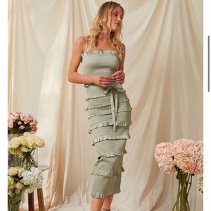 V. Chapman Lily Sage Dress | V Chapman | Size 2